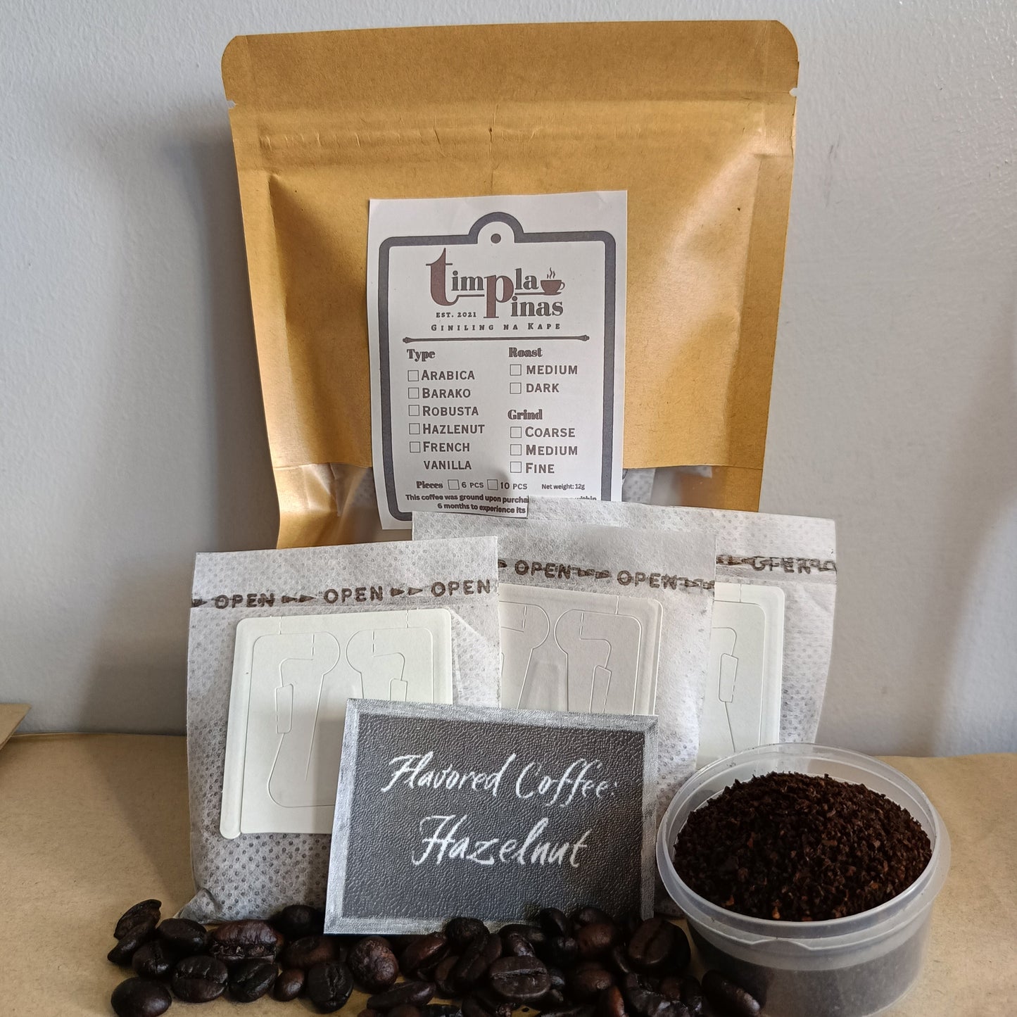 [TP] 12g Hazelnut Drip Coffee